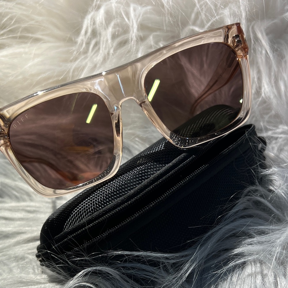 Diff Eyewear Women's Rose-Tinted Sunglasses